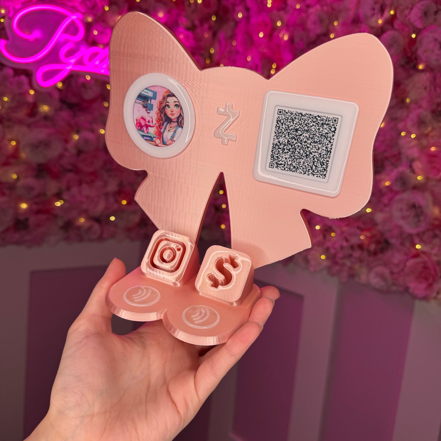 2 Payment Stand, logo AND INSTAGRAM FREE US DELIVERY