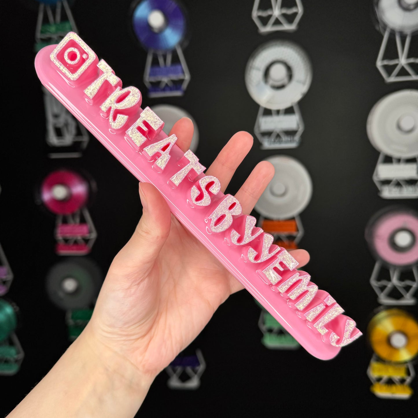 Light Pink nameplate #52