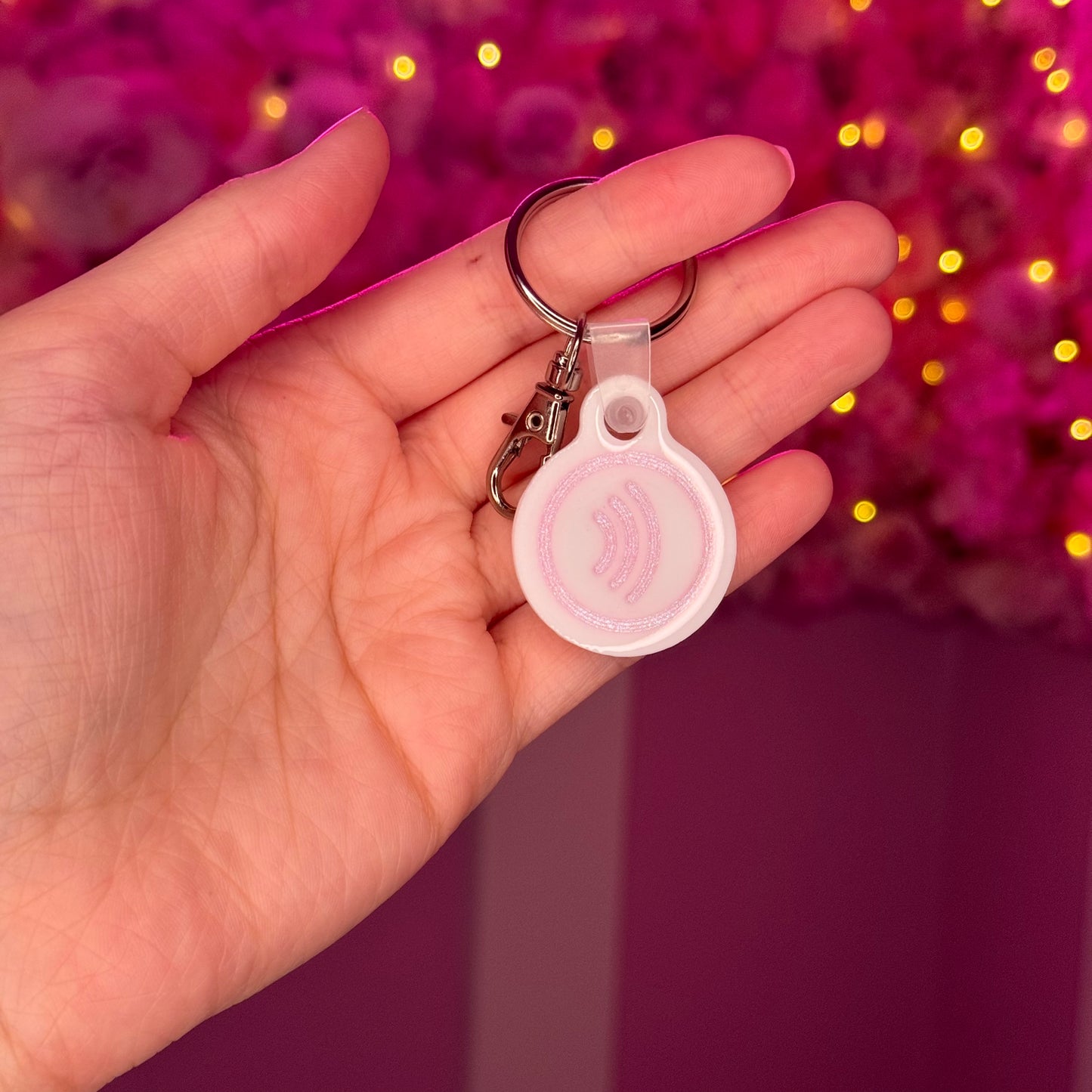 NFC Martini Glass keychain Free US Delivery