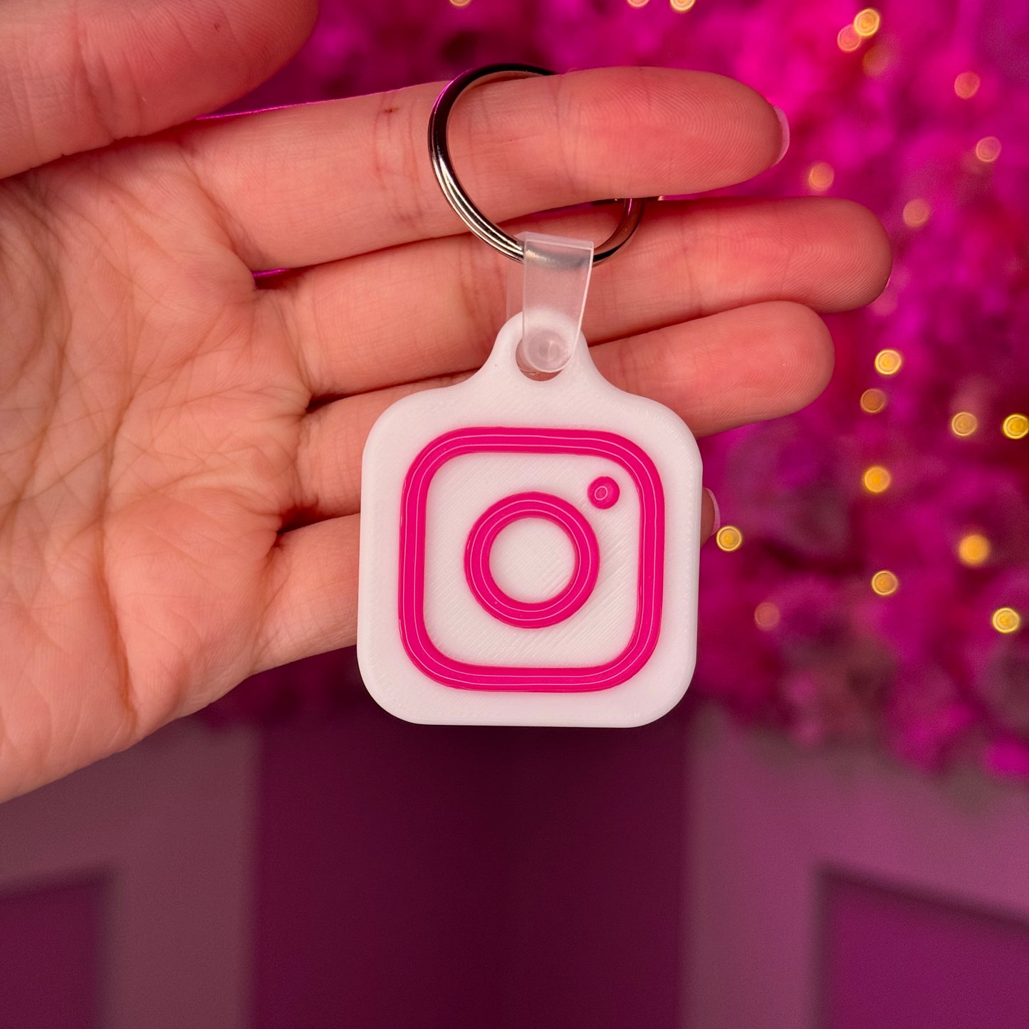 NFC Instagram keychain Free US Delivery