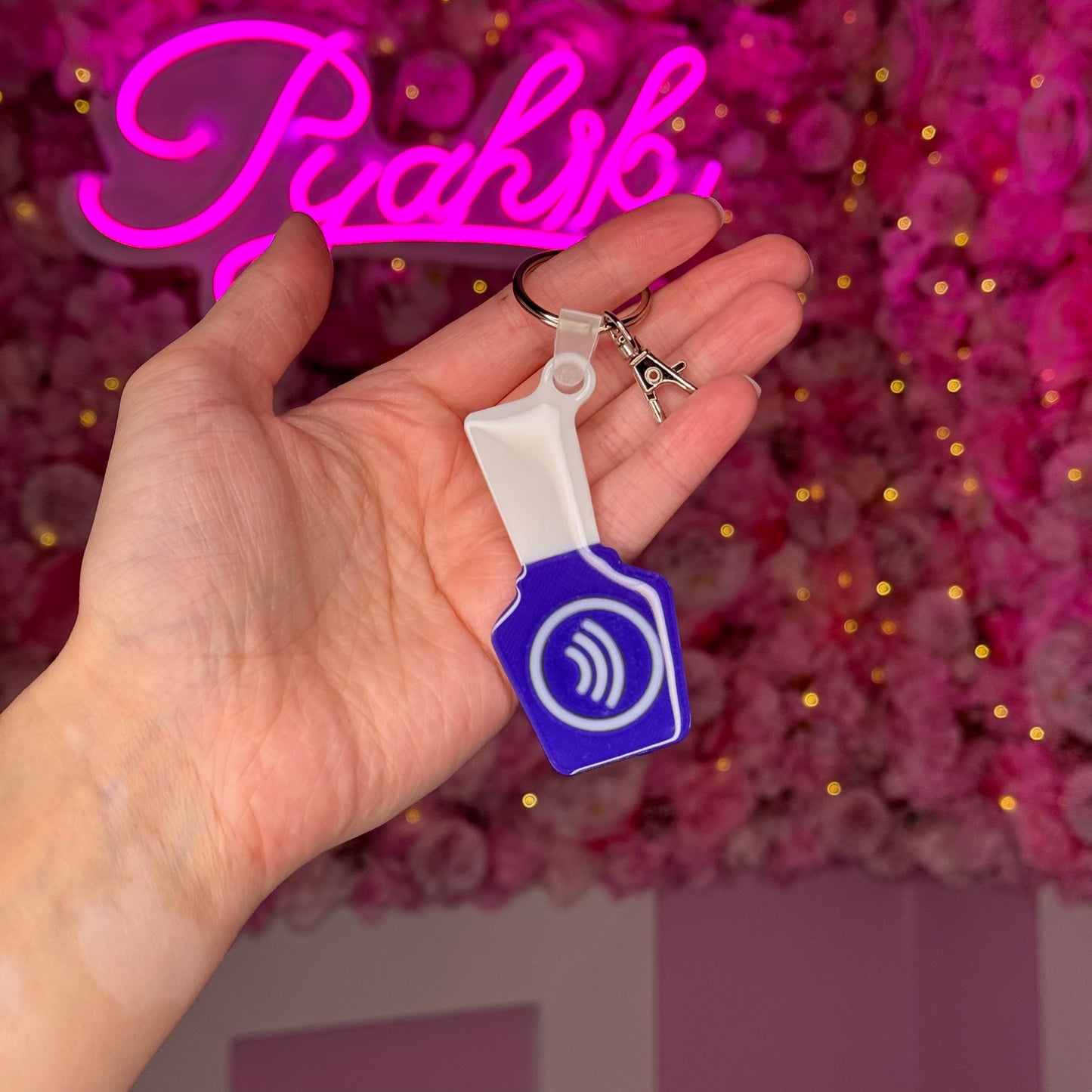 NFC Nail Bottle KeyChain Free US Delivery