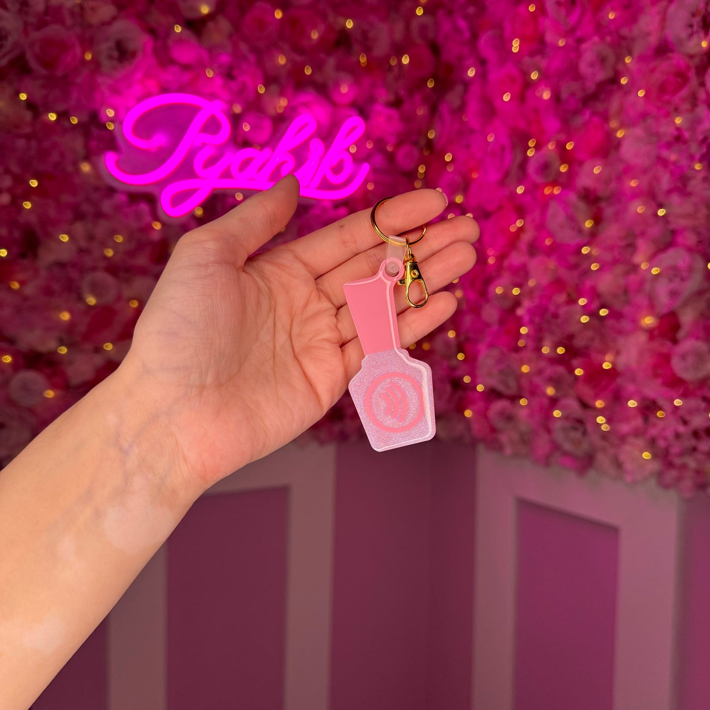 NFC Nail Bottle KeyChain Free US Delivery