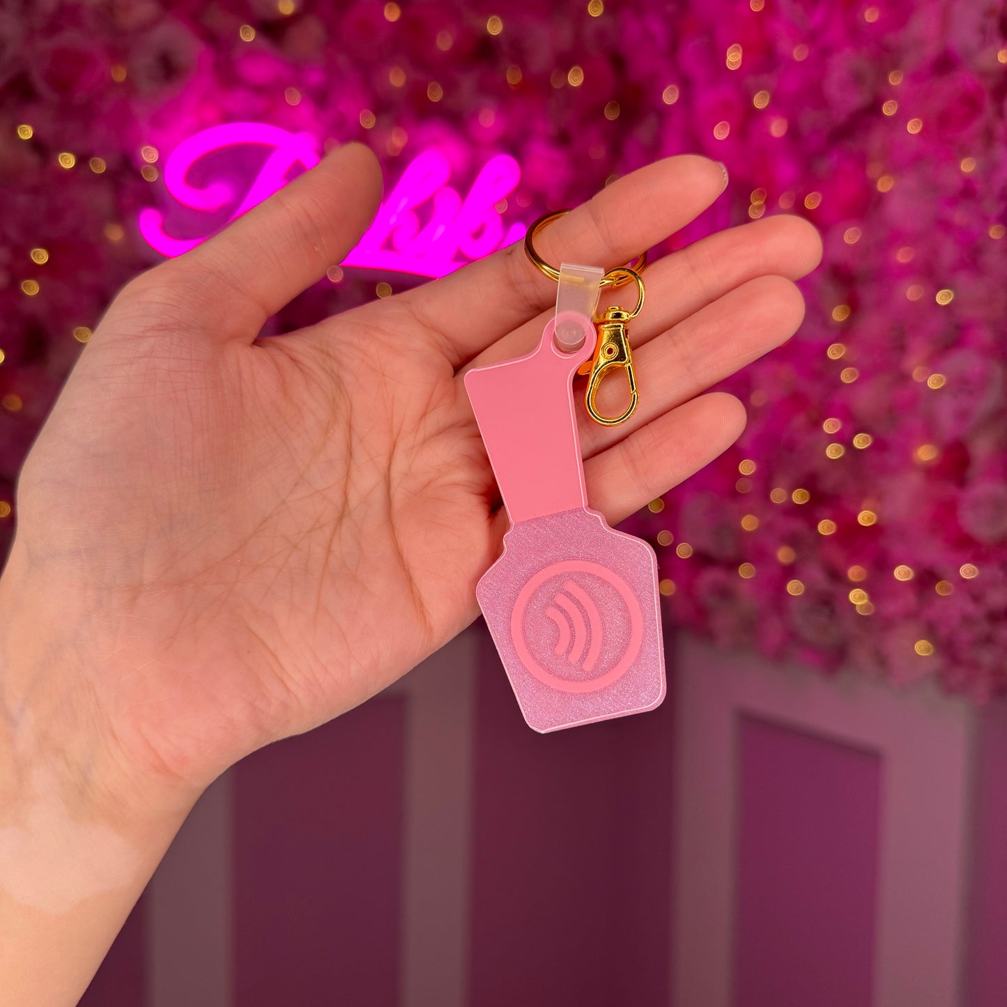 NFC Nail Bottle KeyChain Free US Delivery