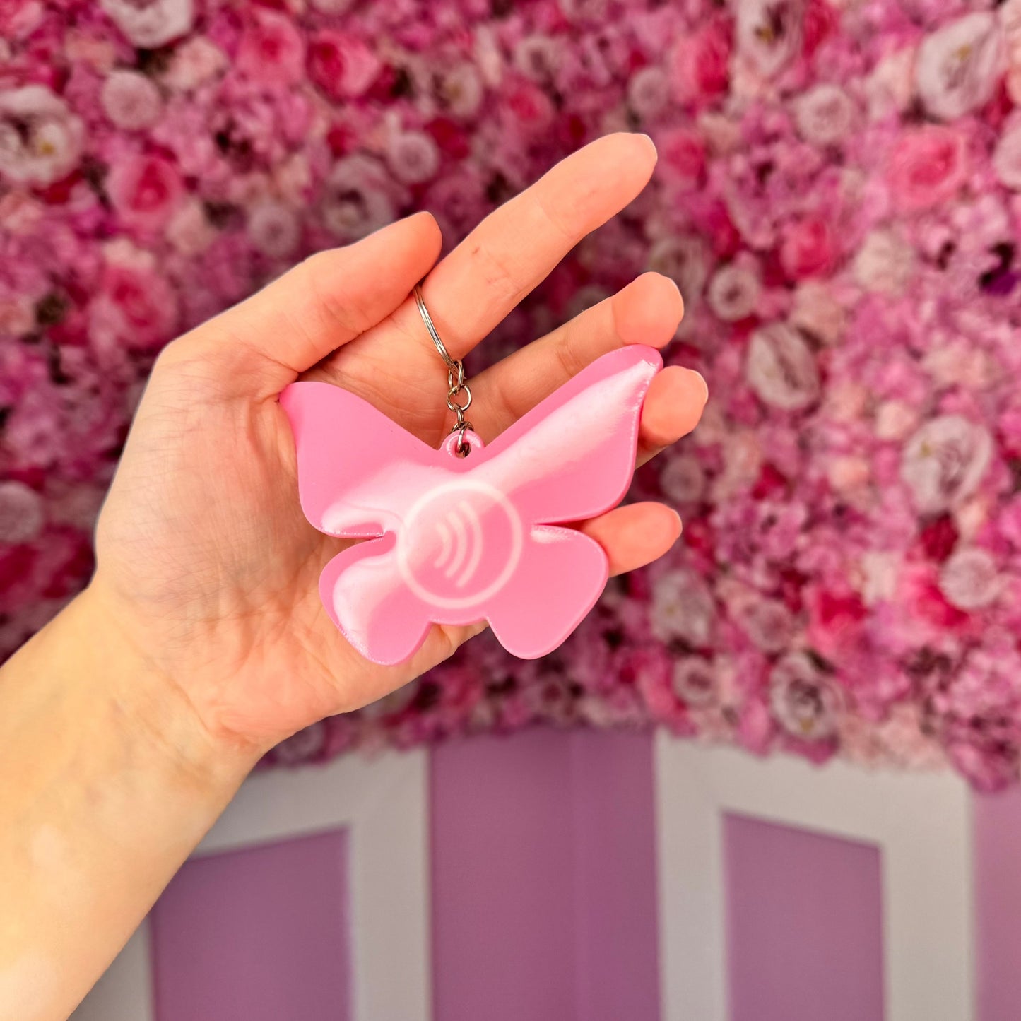 NFC Butterfly KeyChain Free US Delivery