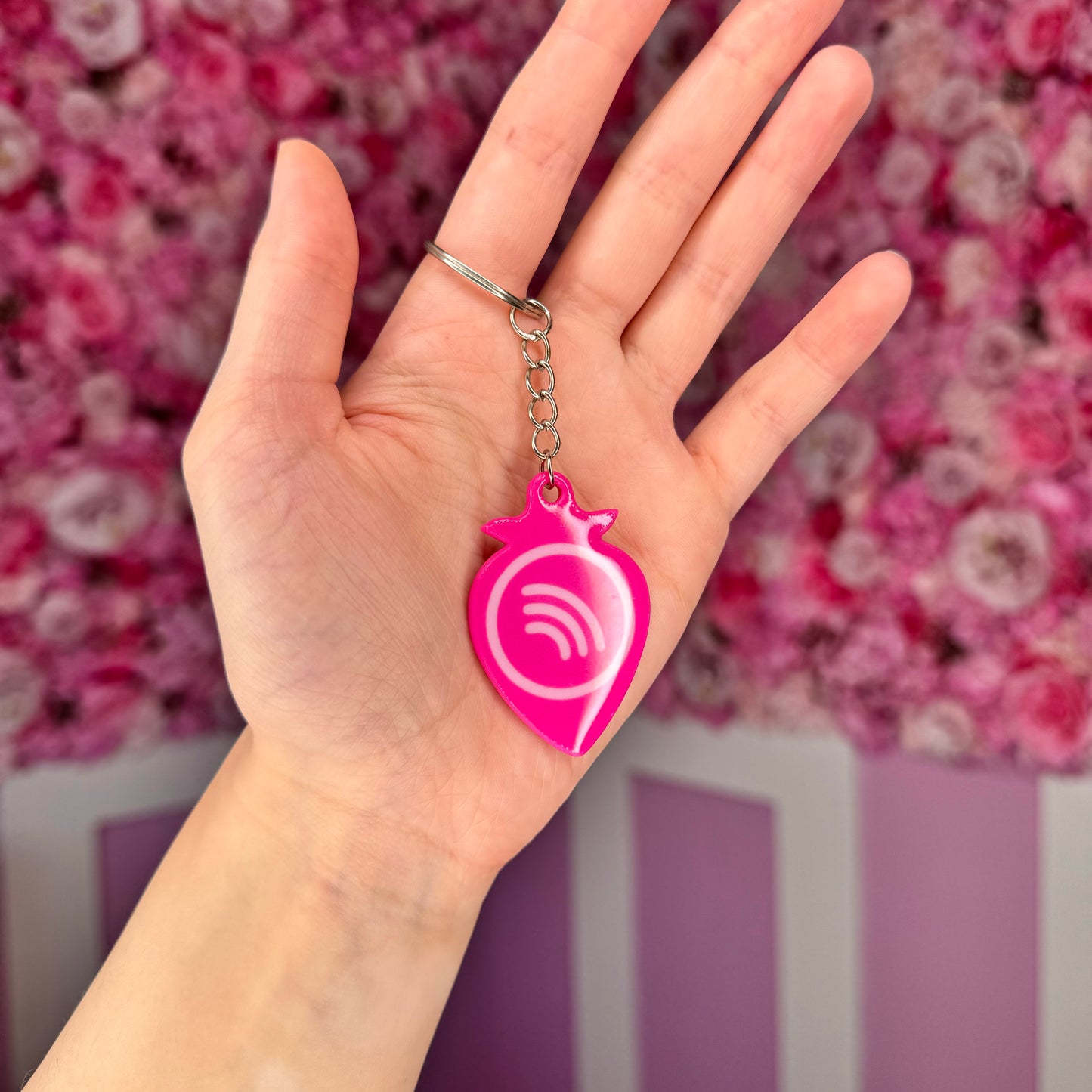 NFC Strawberry KeyChain Free US Delivery