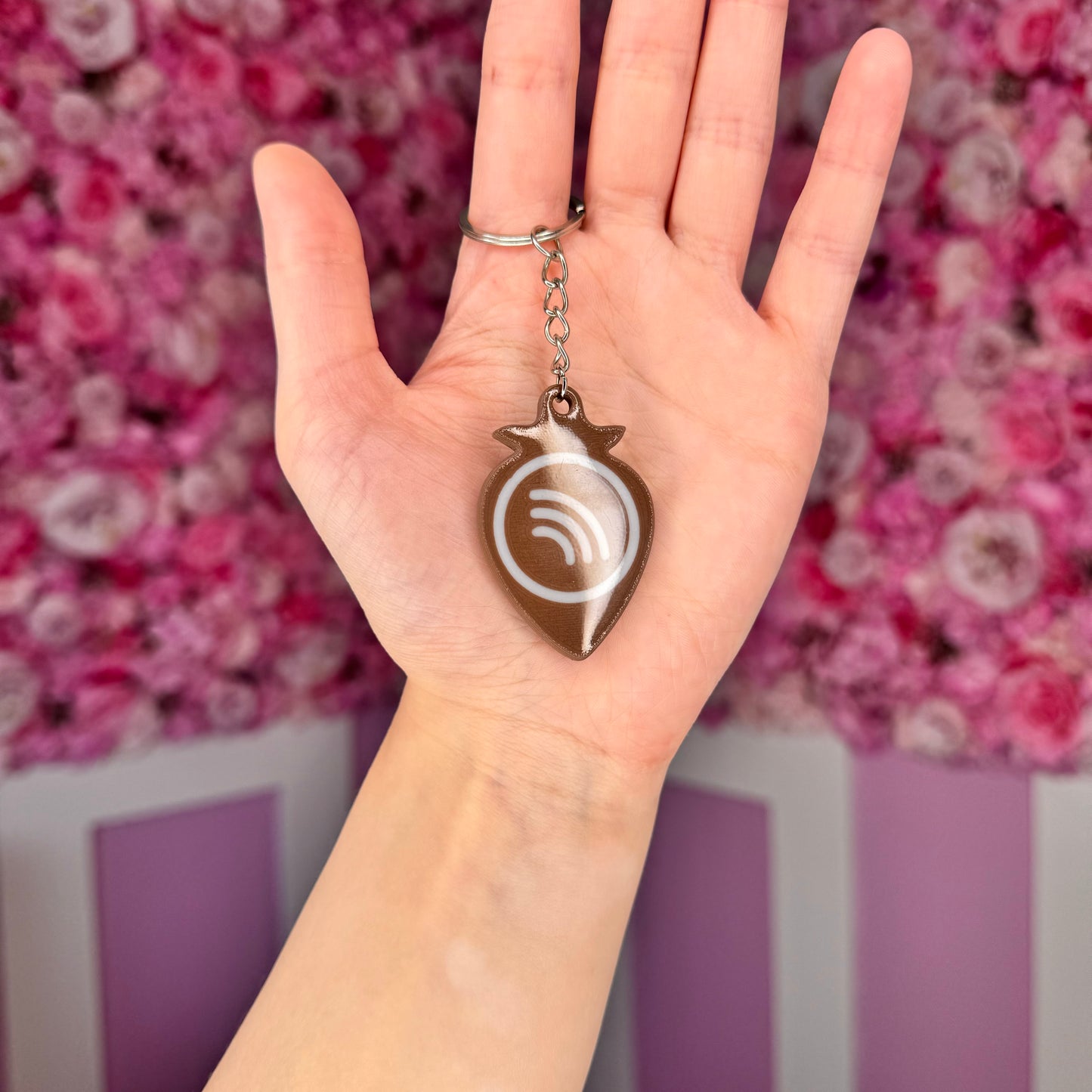 NFC Strawberry KeyChain Free US Delivery