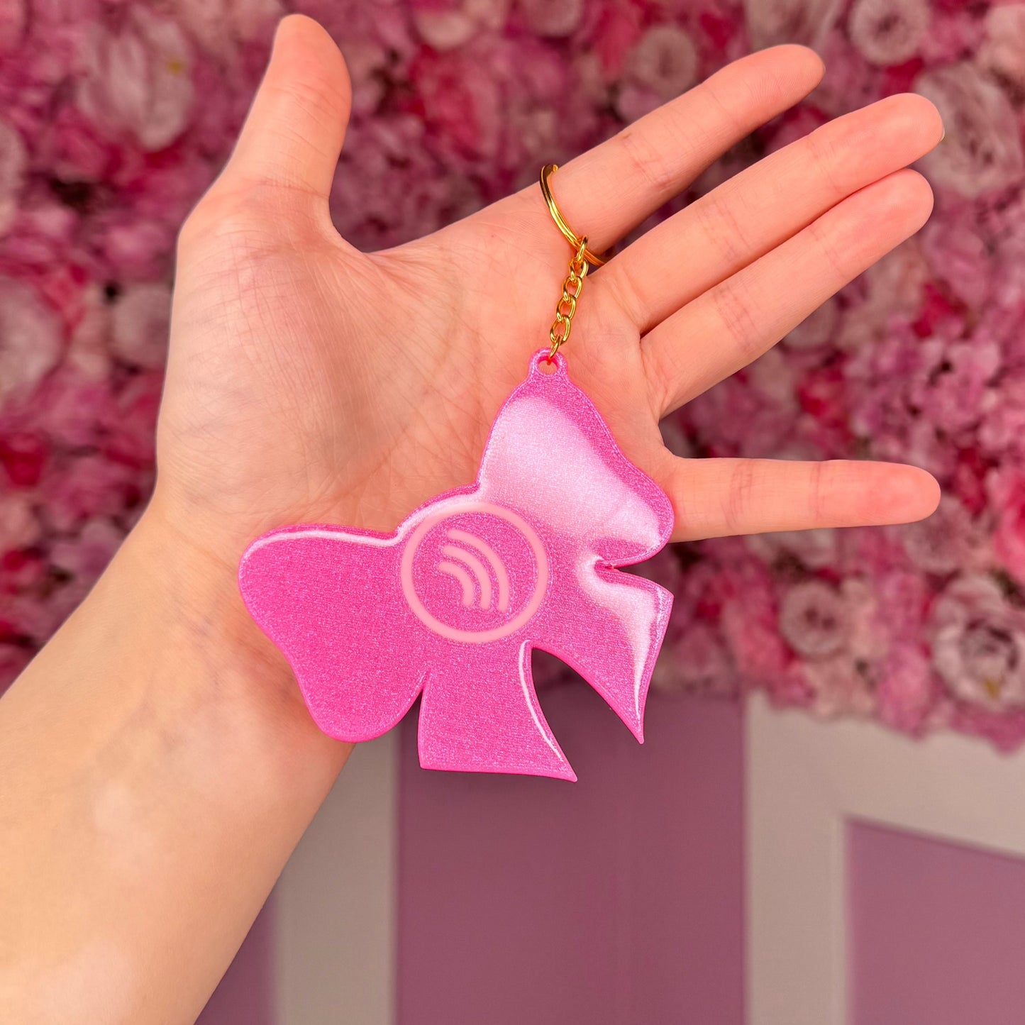 NFC Bow KeyChain Free US Delivery