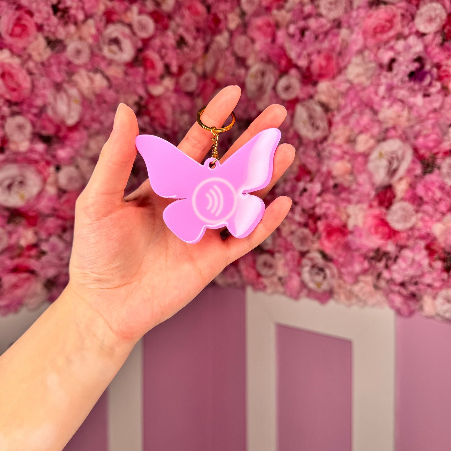 NFC Butterfly KeyChain Free US Delivery