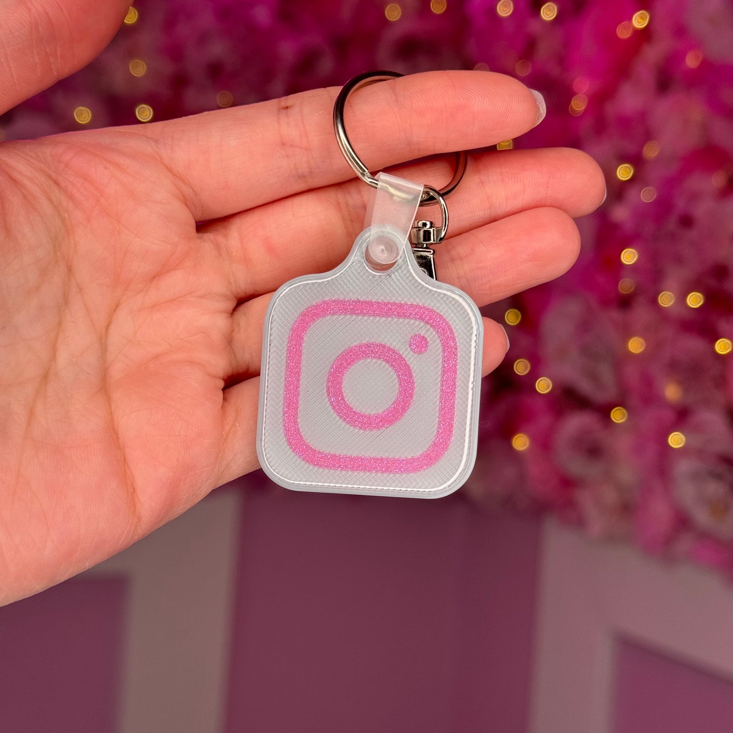 NFC Instagram keychain Free US Delivery