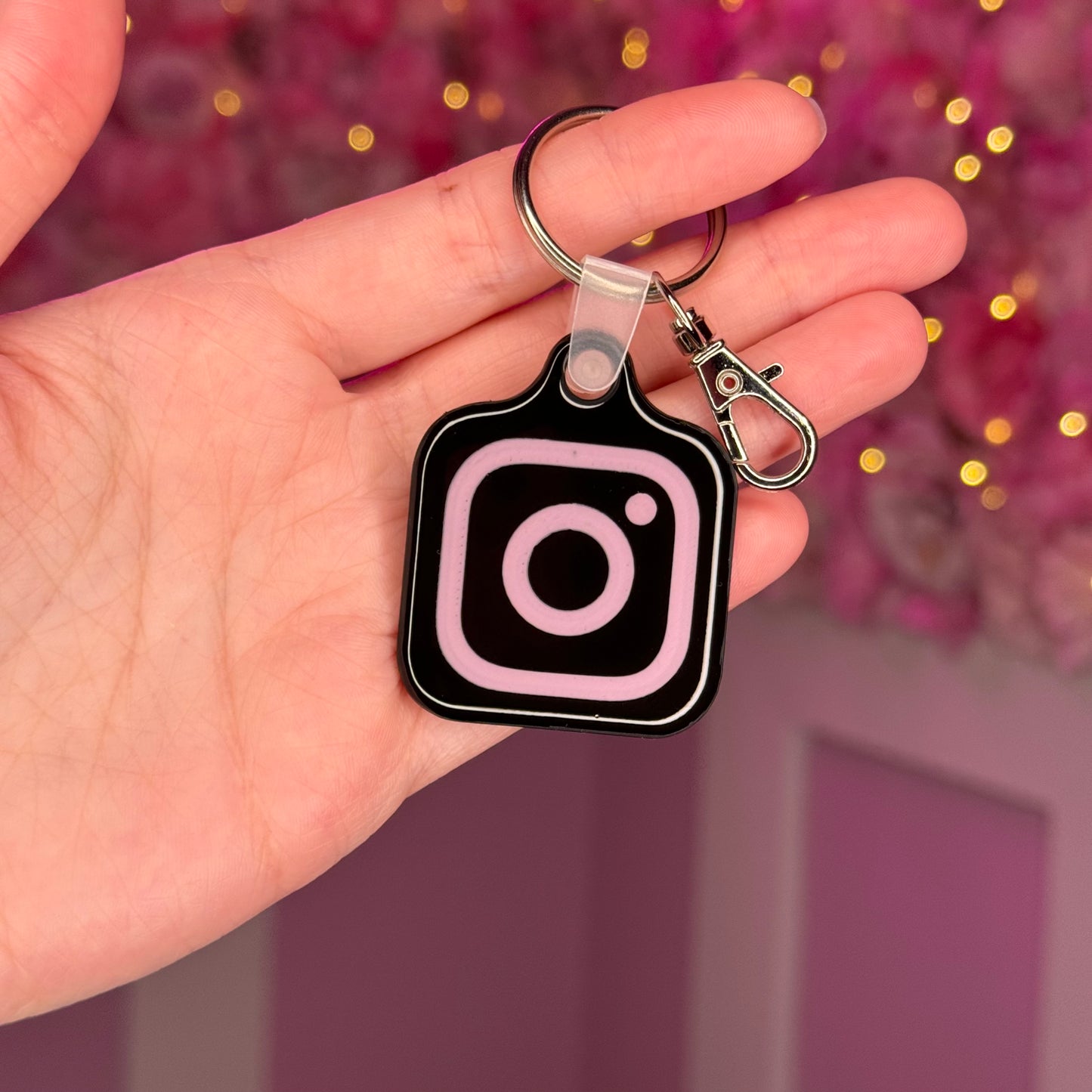 NFC Instagram keychain Free US Delivery