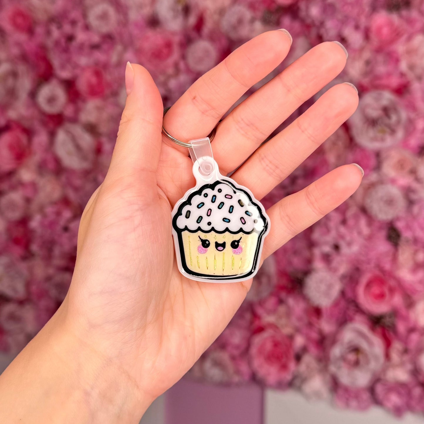 NFC CupCake Kawaii keychain Free US Delivery