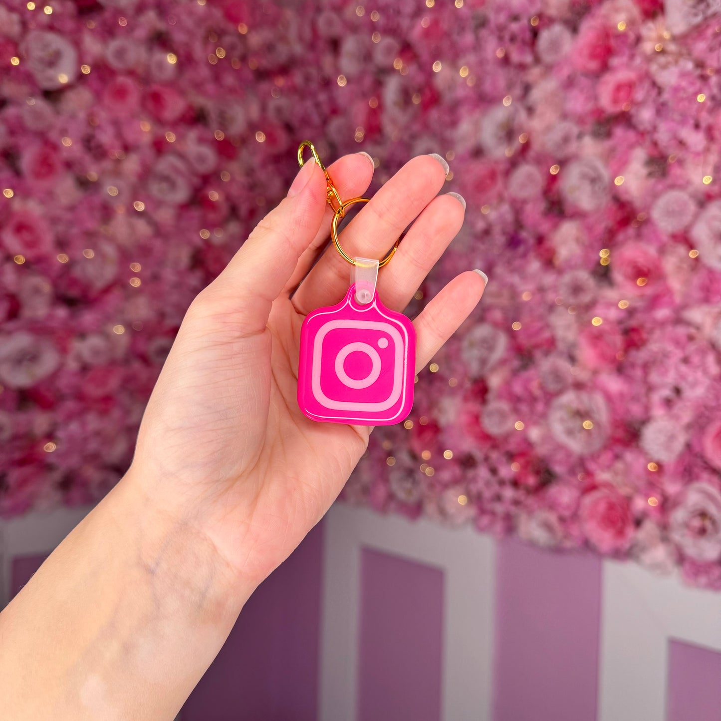 NFC Instagram keychain Free US Delivery