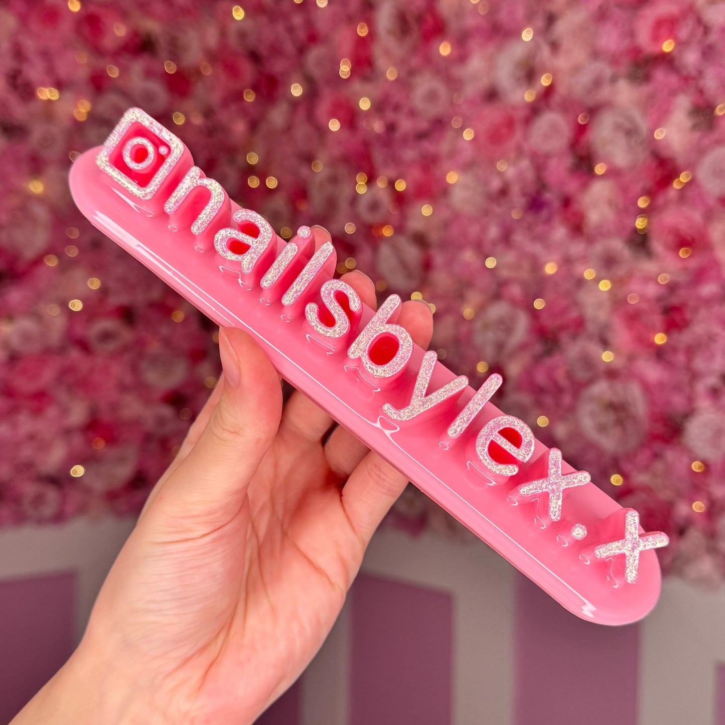 Pink nameplate #11