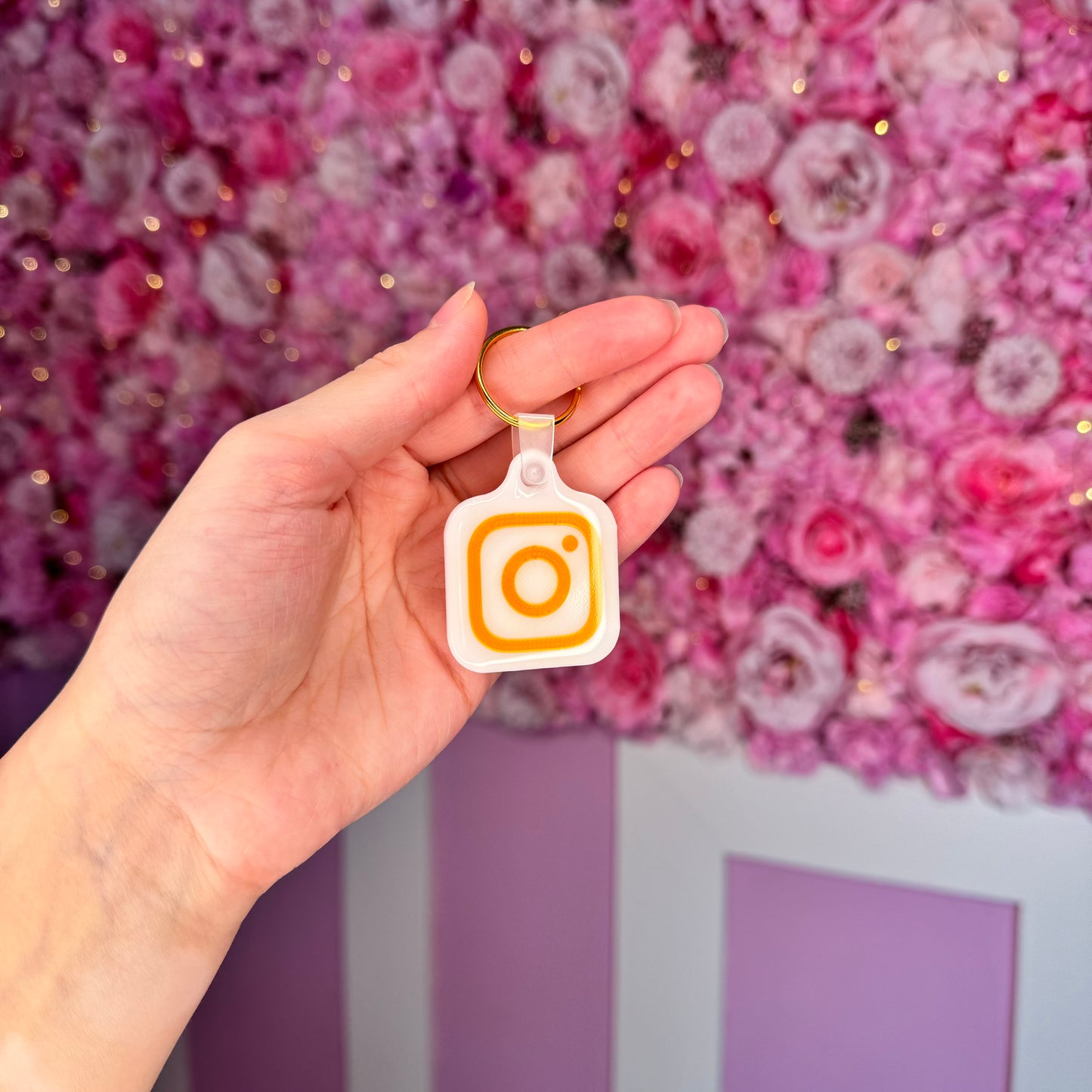 NFC Instagram keychain Free US Delivery