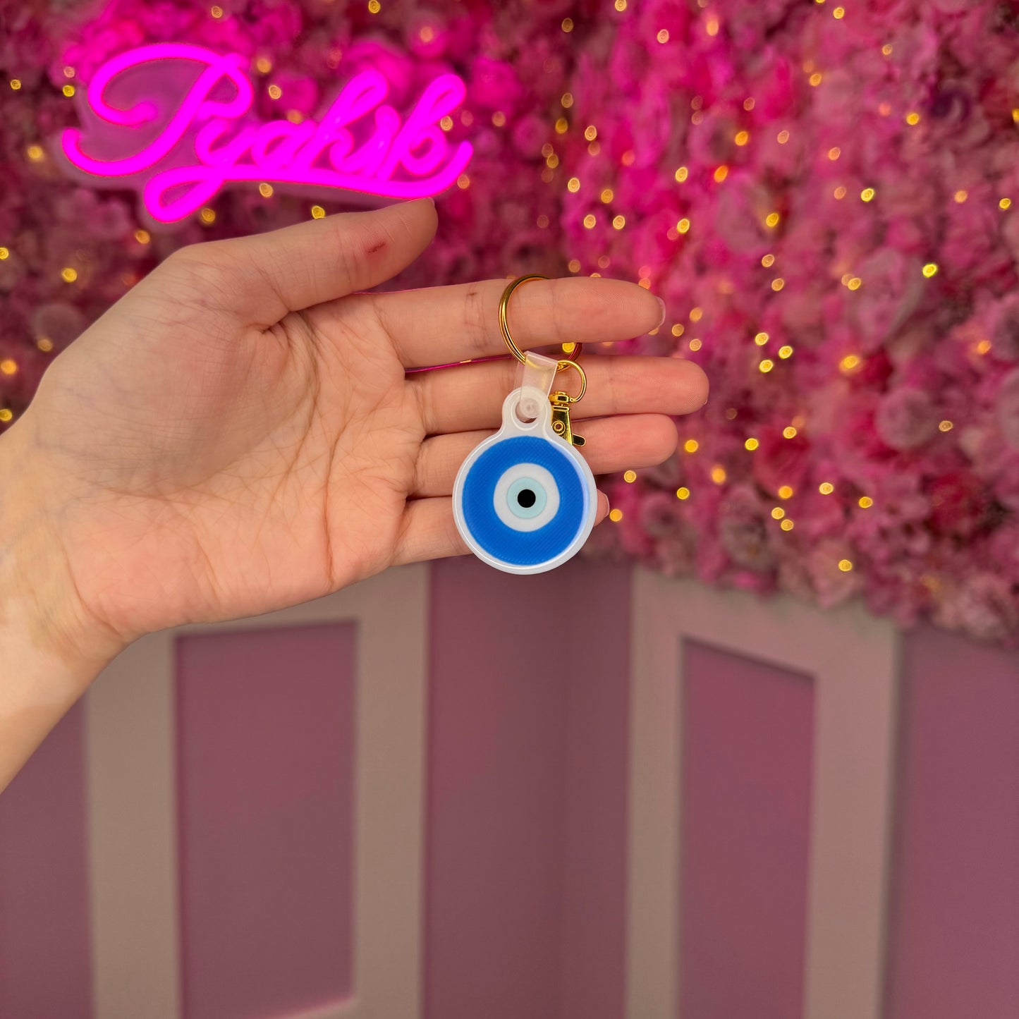 NFC Evil Eye keychain Free US Delivery