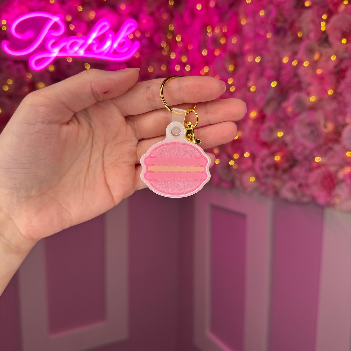NFC Macaron keychain Free US Delivery