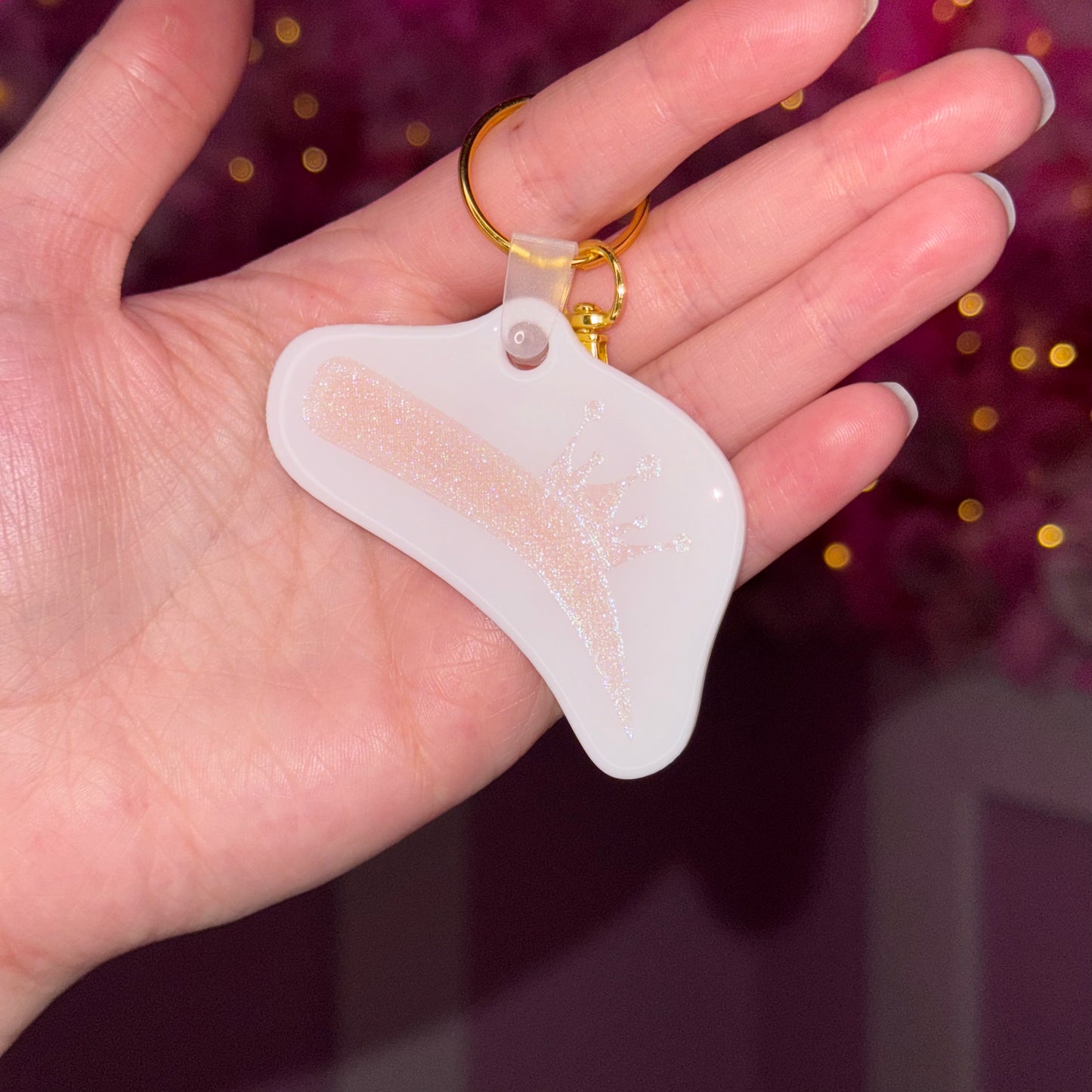 NFC Brow with crown keychain Free US Delivery