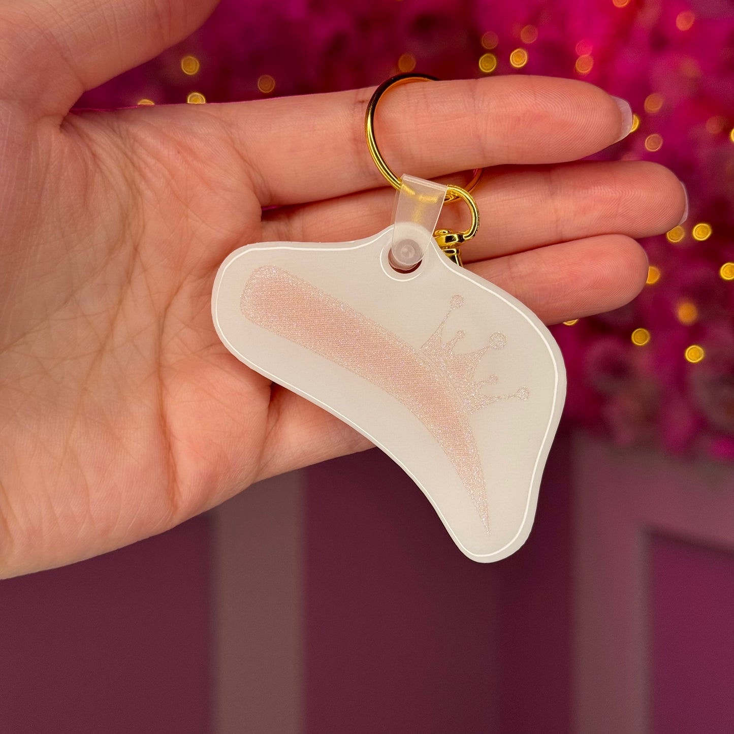 NFC Brow with crown keychain Free US Delivery