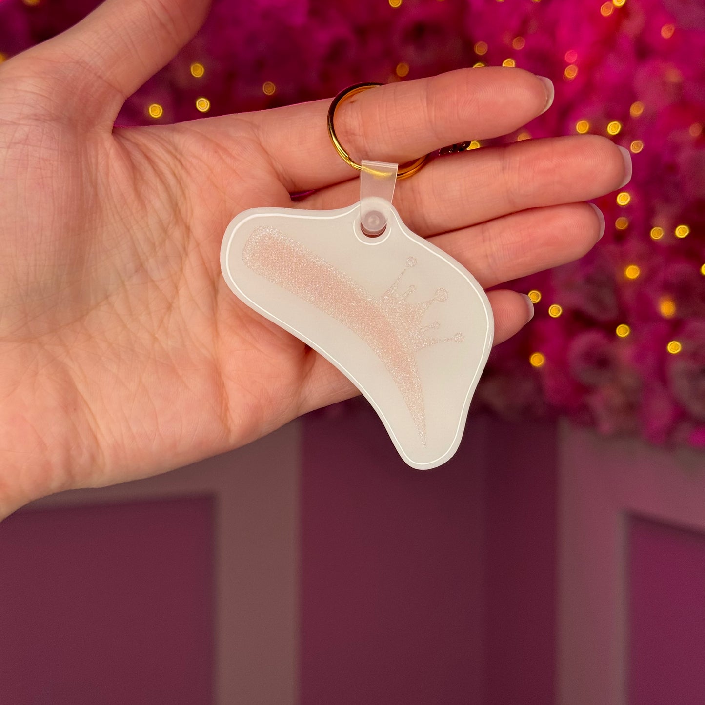 NFC Brow with crown keychain Free US Delivery