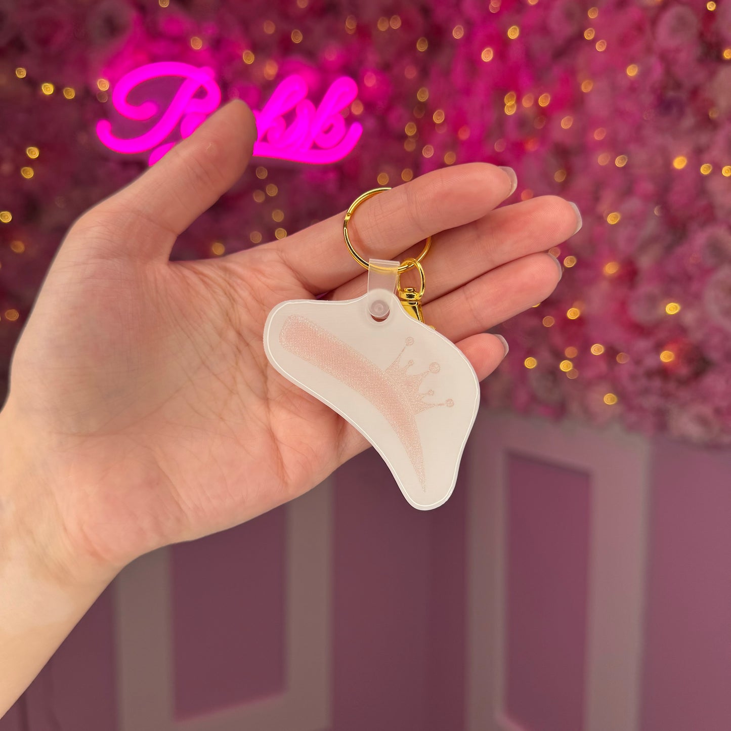 NFC Brow with crown keychain Free US Delivery