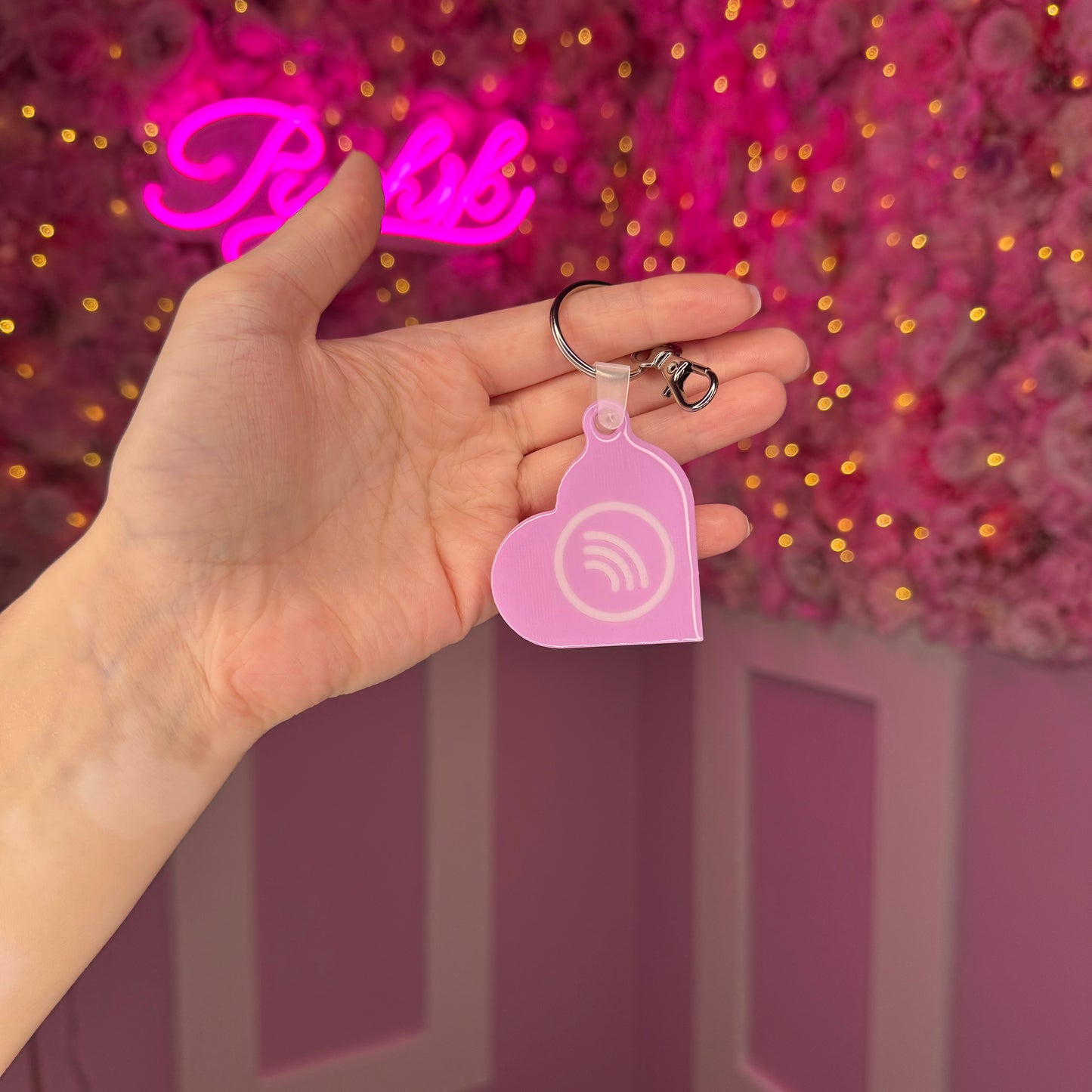 NFC Heart KeyChain Free US Delivery
