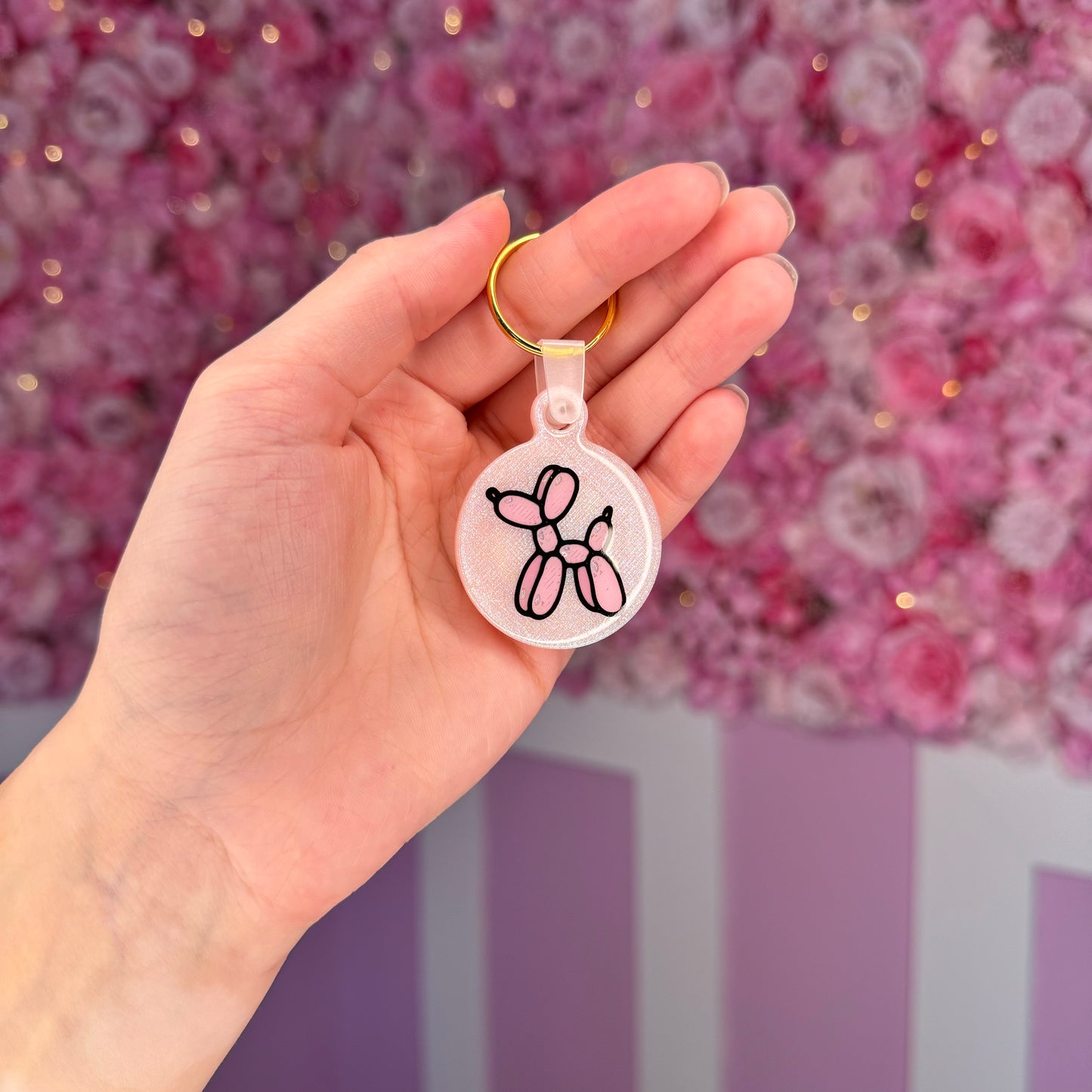 NFC Balloon Dog keychain Free US Delivery
