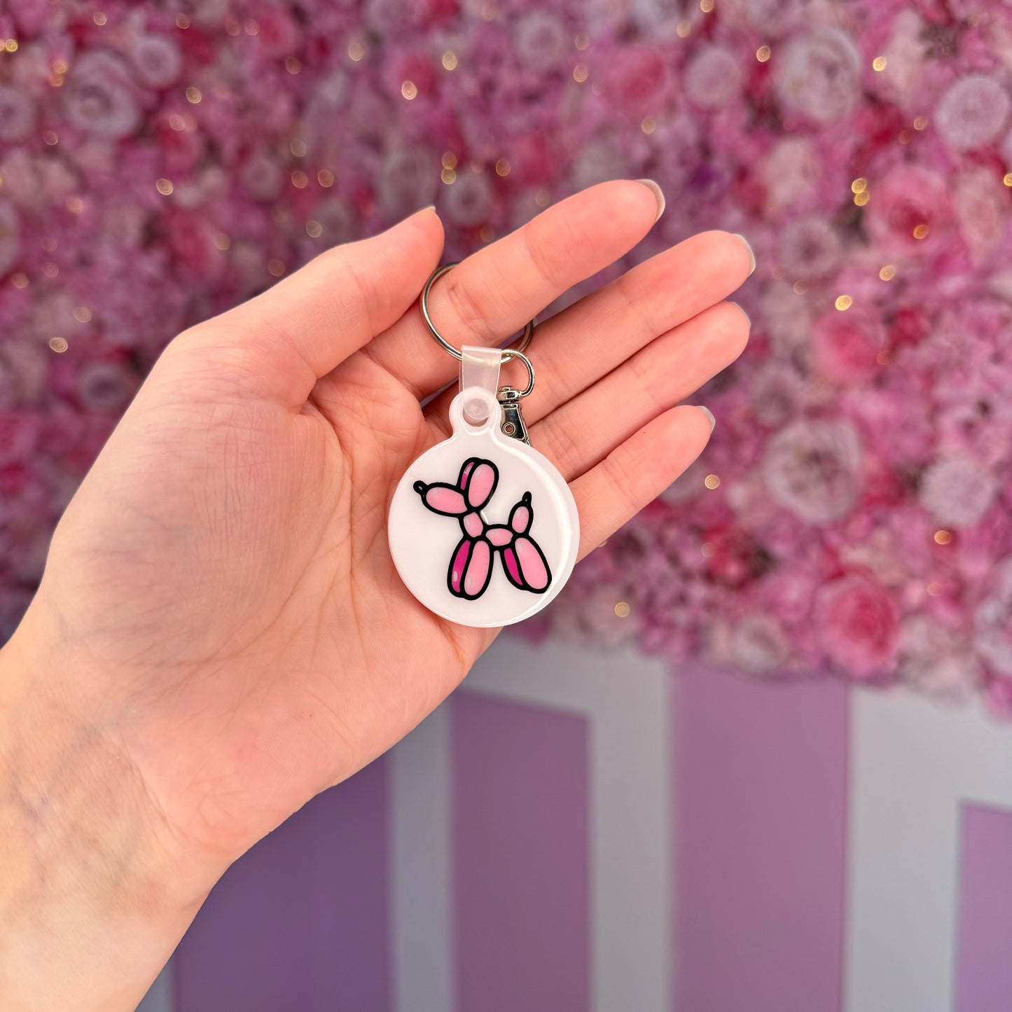 NFC Balloon Dog keychain Free US Delivery