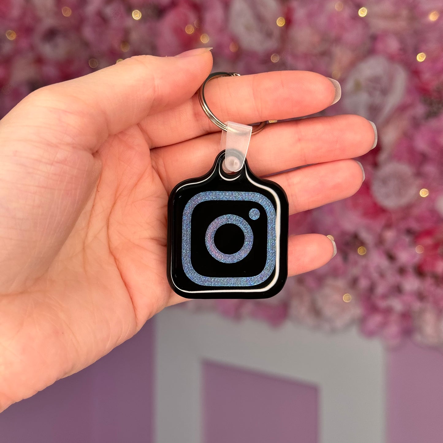 NFC Instagram keychain Free Delivery