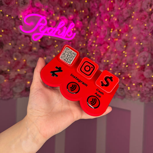 2 Payment Stand with Zelle, instagram,  Cash App FREE US DELIVERY