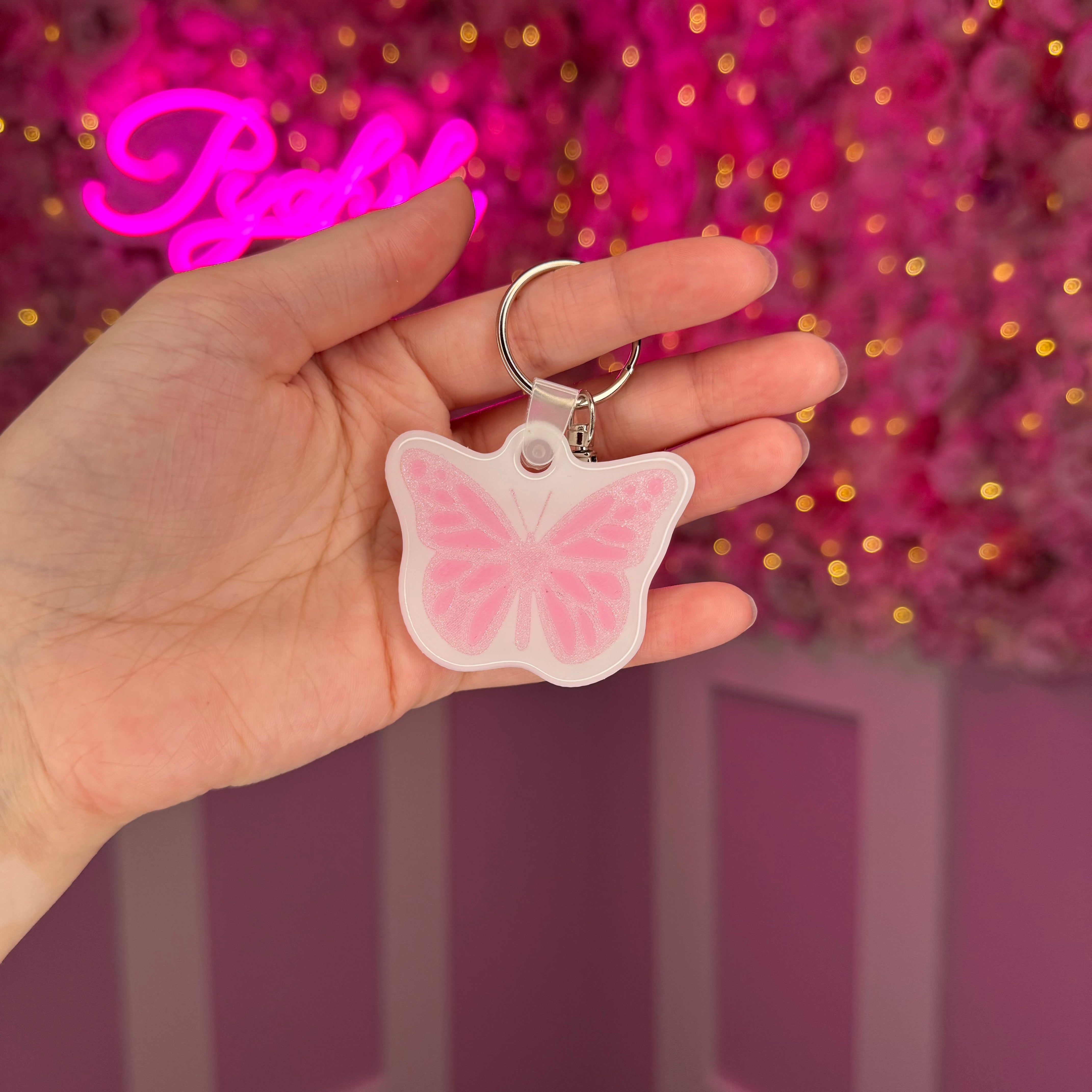 Pyhak Keychain NFC Butterfly mini KeyChain Free US Delivery – Pyahik nameplates