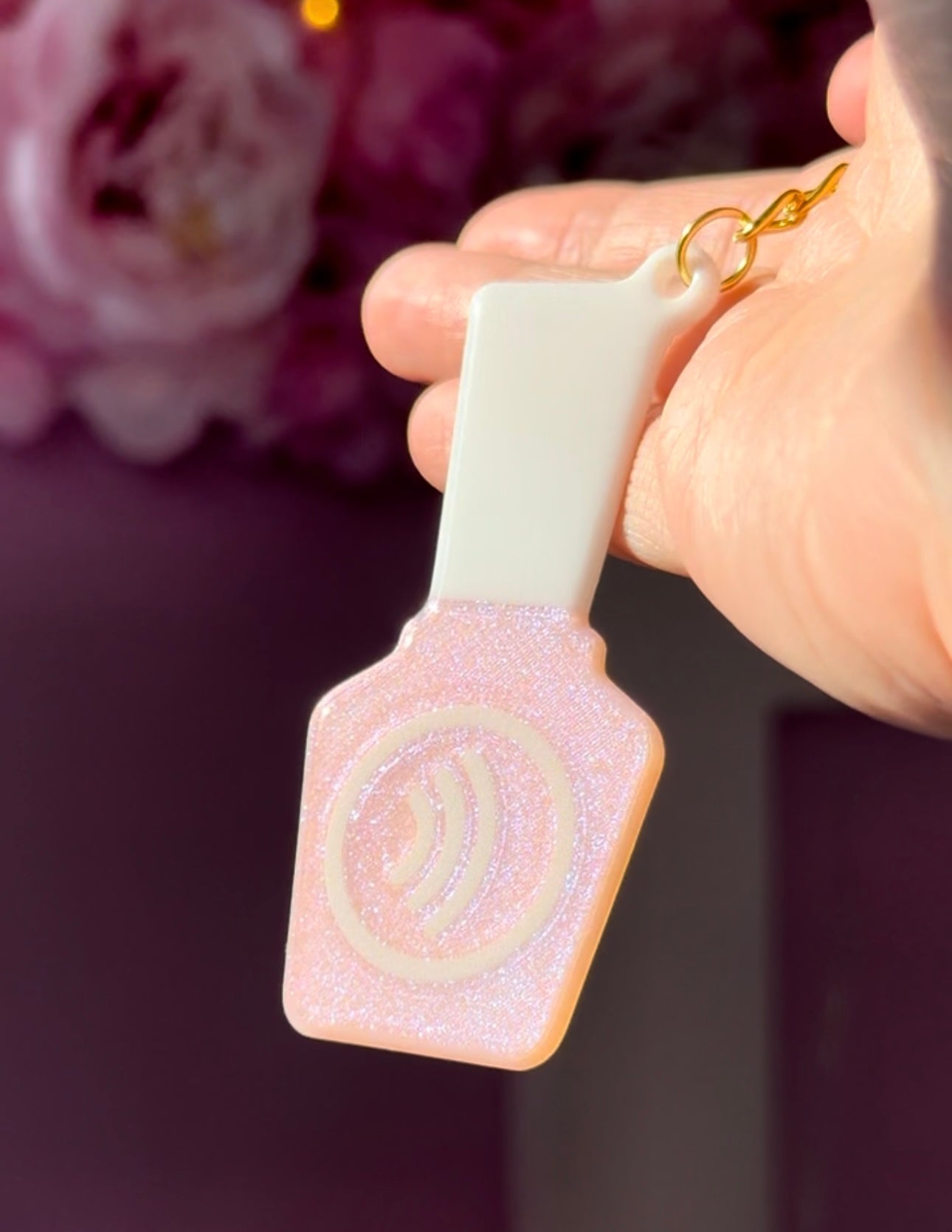 NFC Nail Bottle KeyChain Free US Delivery