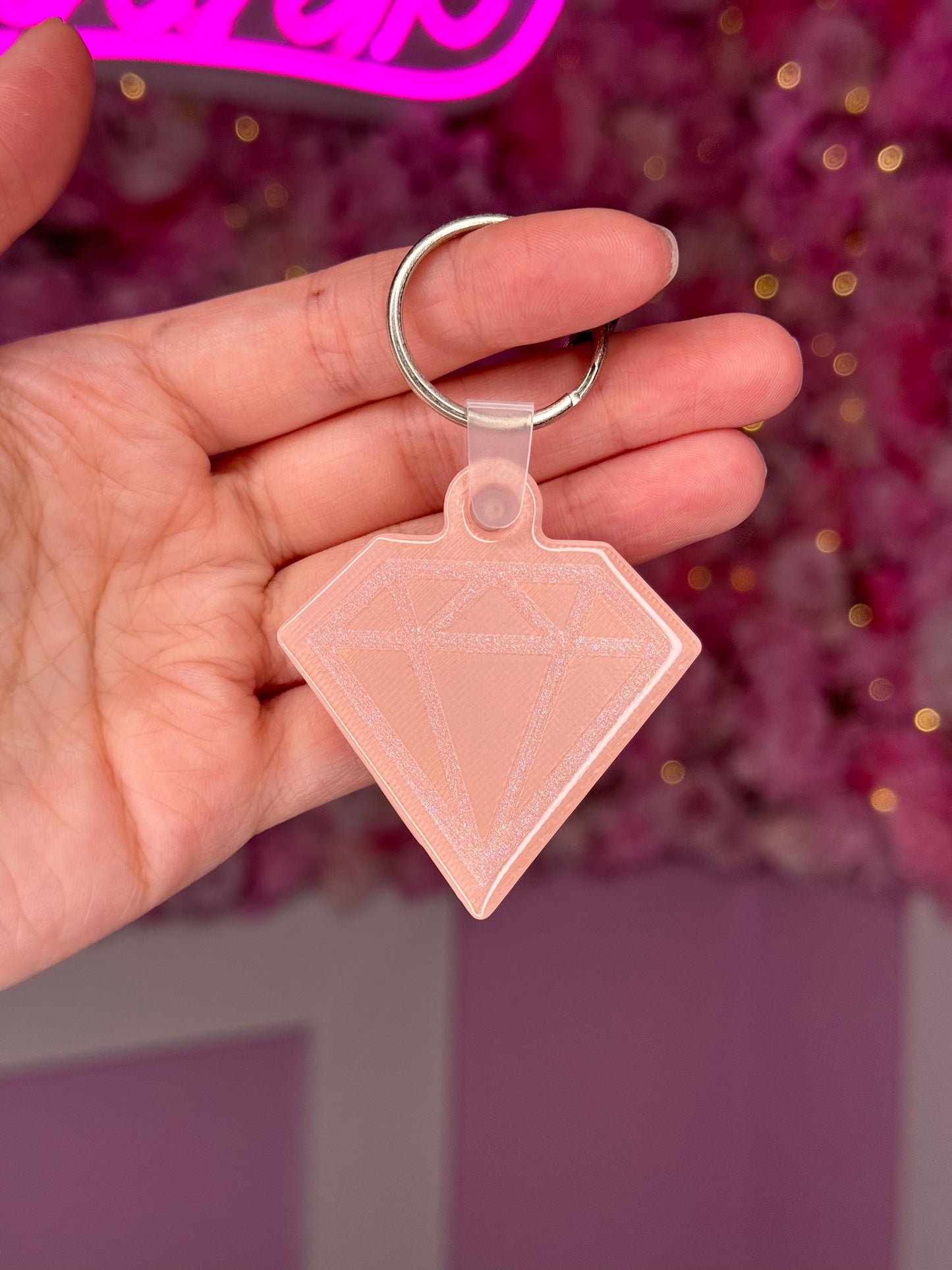 NFC Diamond keychain Free US Delivery