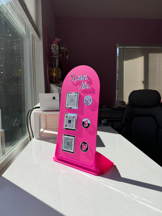 Arch 3 QR code acrylic stand FREE US DELIVERY