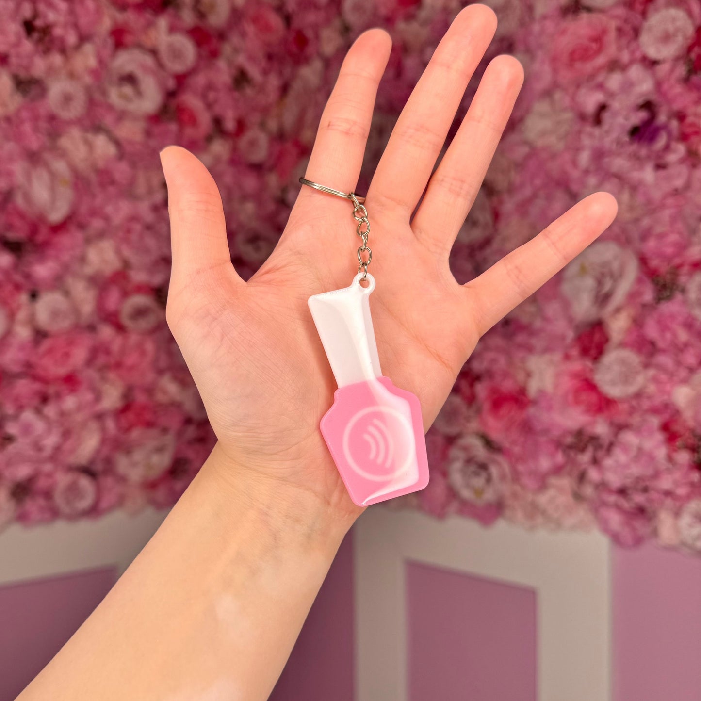 NFC Nail Bottle KeyChain Free US Delivery