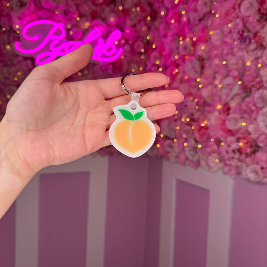 NFC Peach keychain Free US Delivery