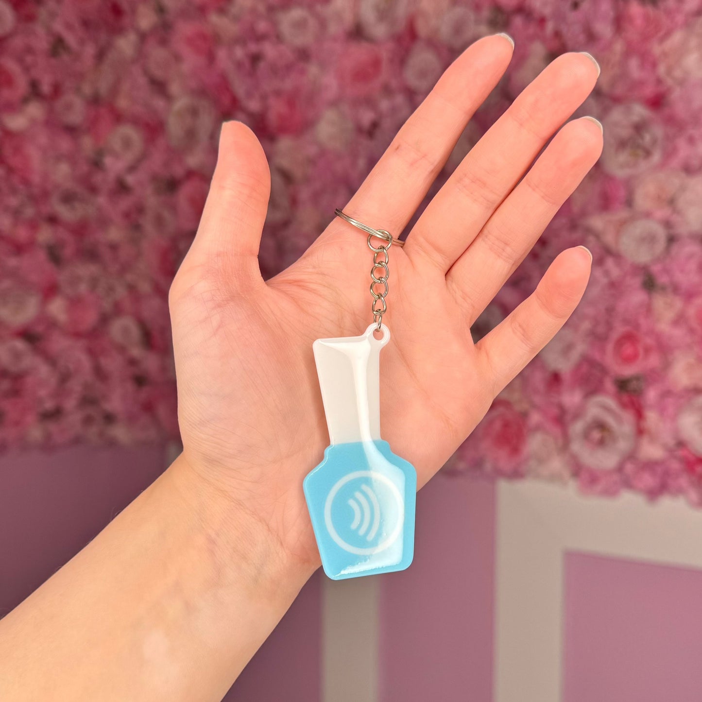 NFC Nail Bottle KeyChain Free US Delivery