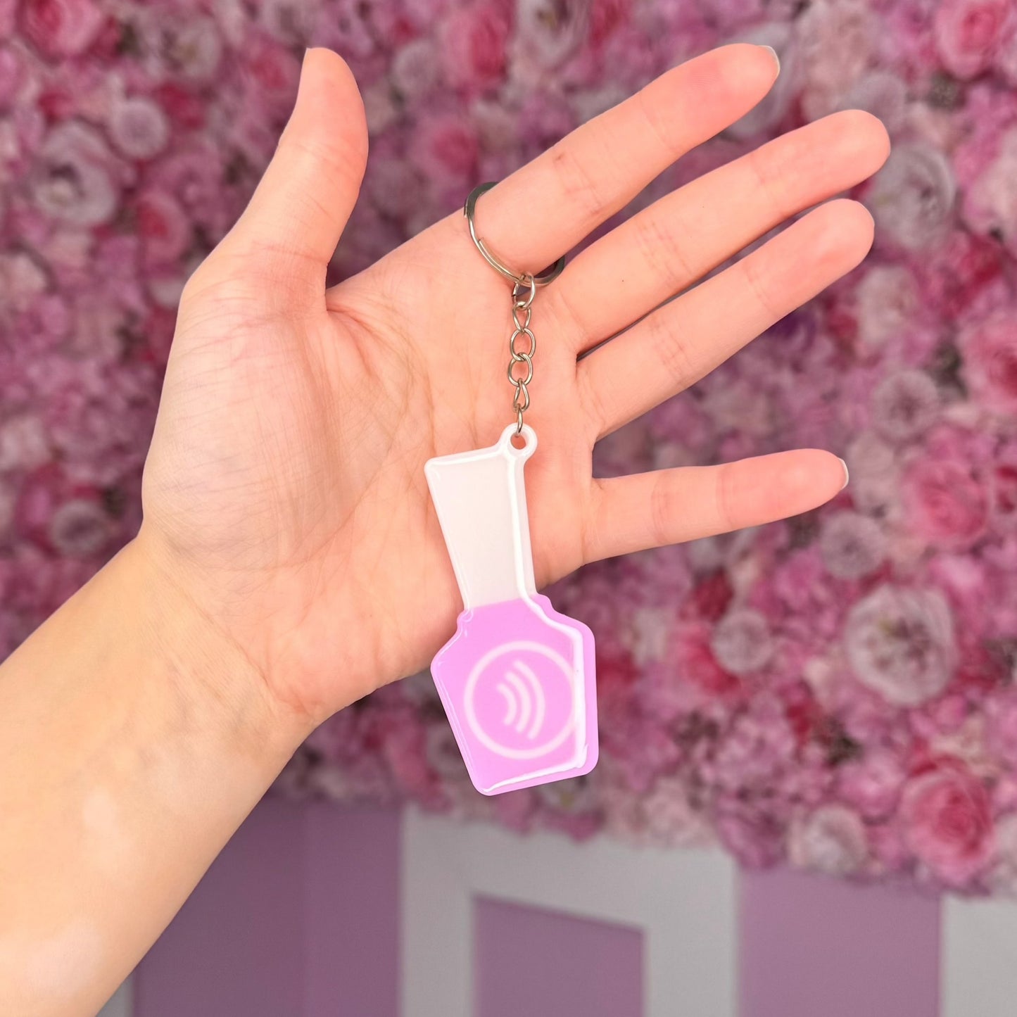 NFC Nail Bottle KeyChain Free US Delivery