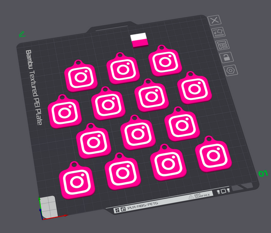 Instagram Keychain STL