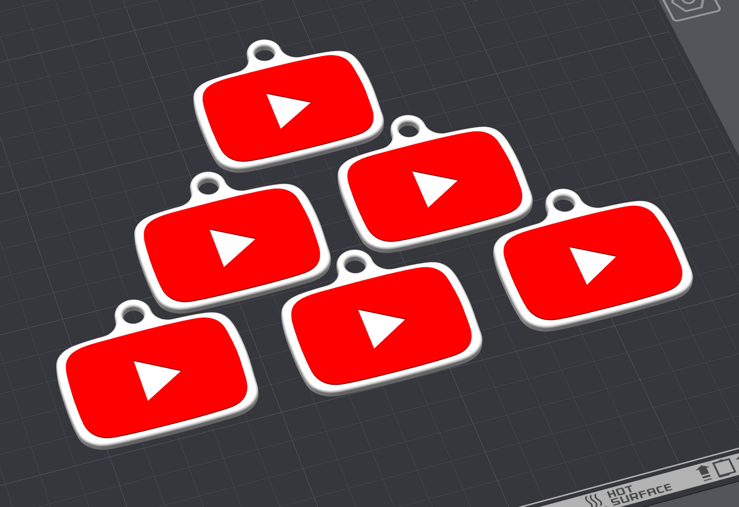 Social Media bundle (7 STL designs)