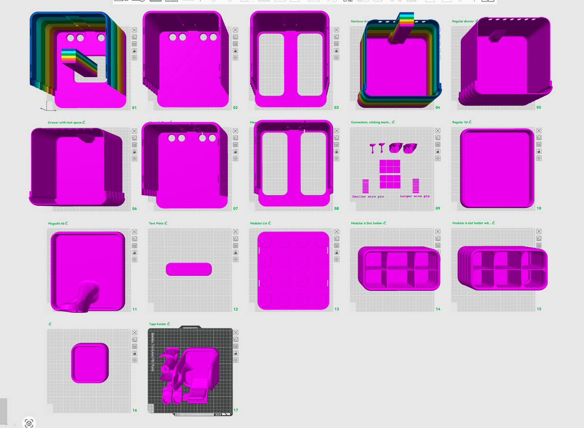 Marshmallow Organizer STL
